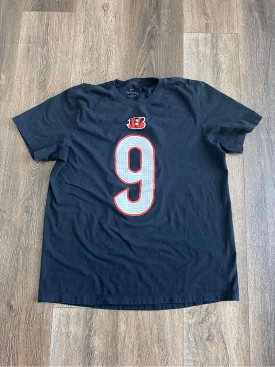 Nike Other - Men's Black Cincinnati Bengals #9 Tee Shirt Burrow Size Large